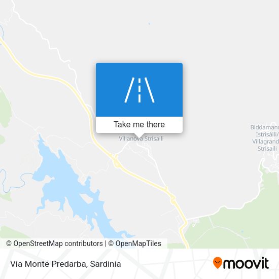 Via Monte Predarba map