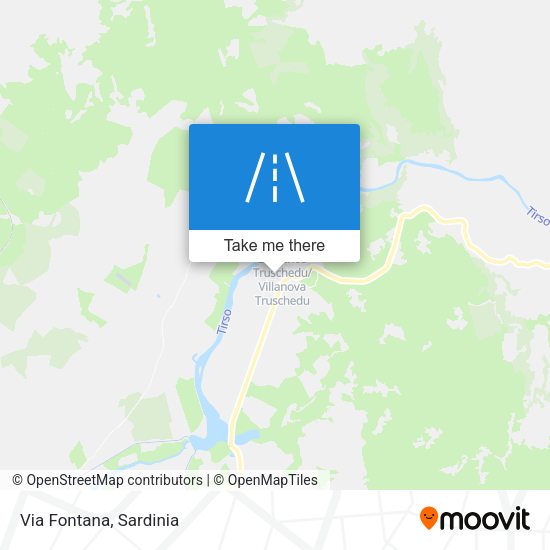 Via Fontana map