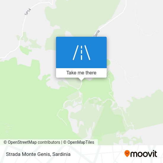 Strada Monte Genis map