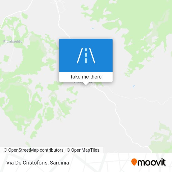 Via De Cristoforis map