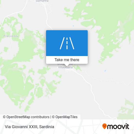 Via Giovanni XXIII map