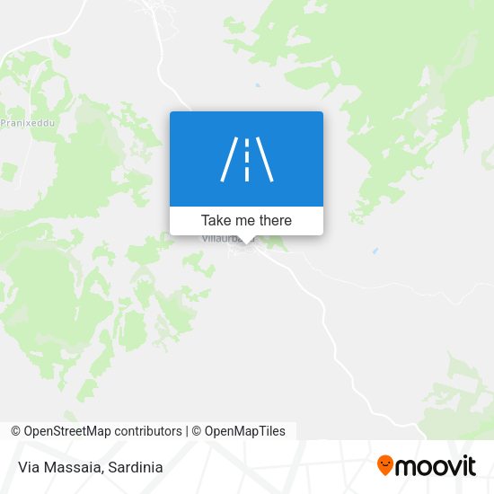 Via Massaia map