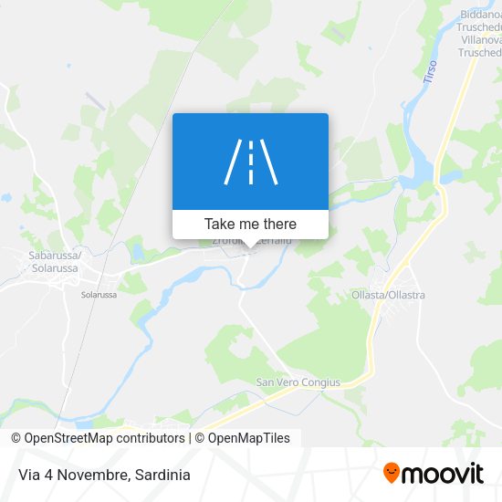 Via 4 Novembre map