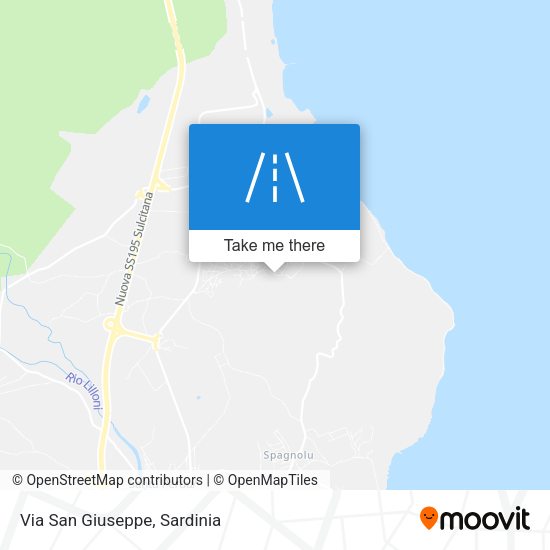 Via San Giuseppe map