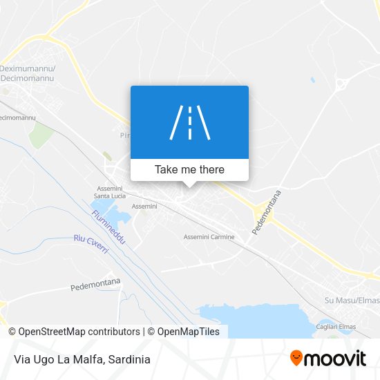 Via Ugo La Malfa map