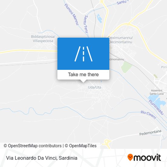Via Leonardo Da Vinci map