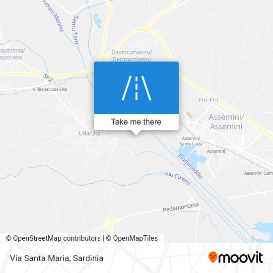 Via Santa Maria map