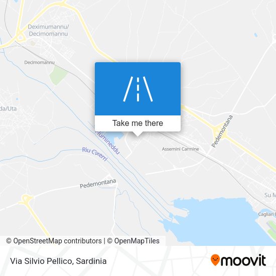 Via Silvio Pellico map