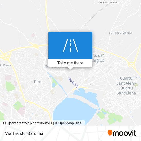 Via Trieste map