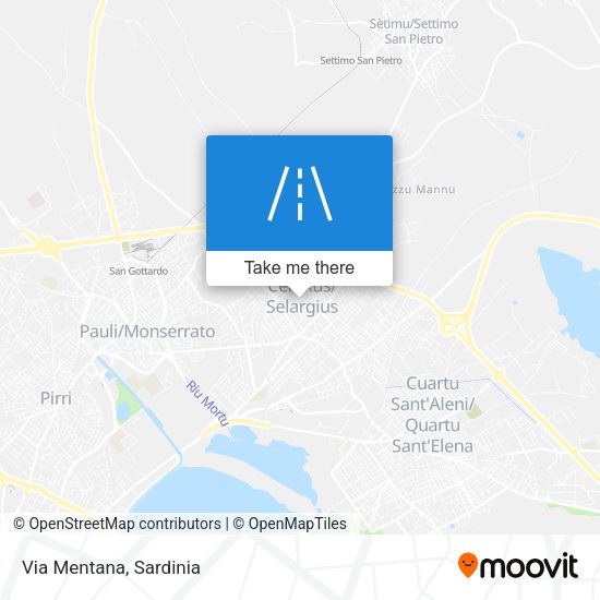 Via Mentana map