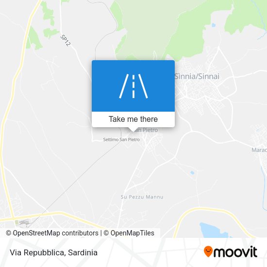 Via Repubblica map