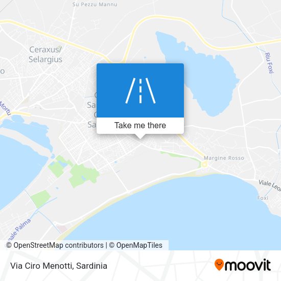 Via Ciro Menotti map