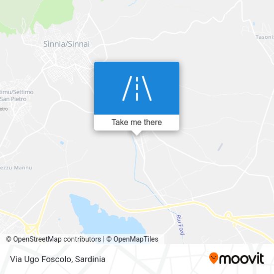 Via Ugo Foscolo map