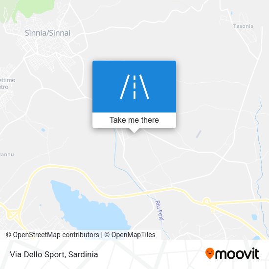 Via Dello Sport map