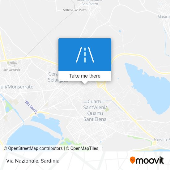 Via Nazionale map