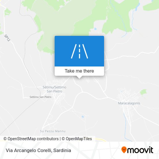 Via Arcangelo Corelli map