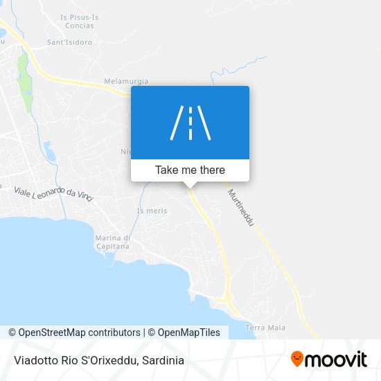 Viadotto Rio S'Orixeddu map