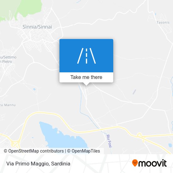 Via Primo Maggio map