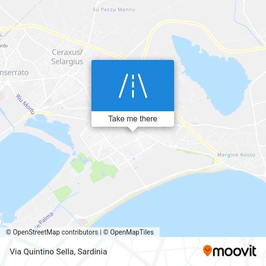 Via Quintino Sella map
