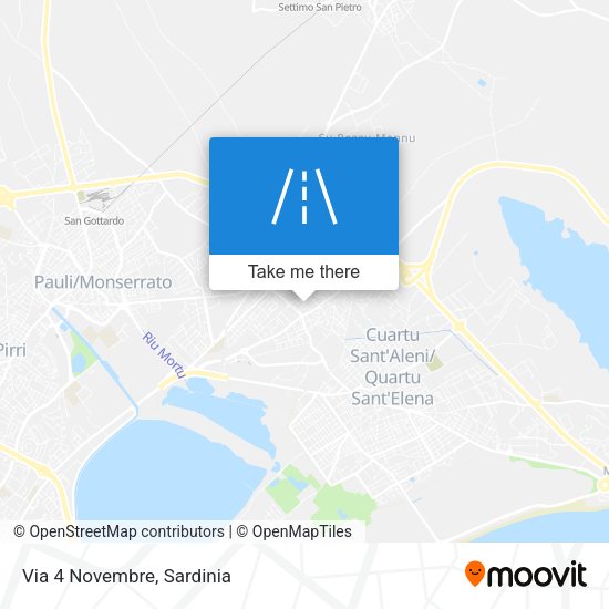 Via 4 Novembre map