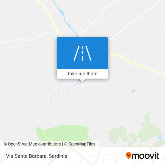 Via Santa Barbara map