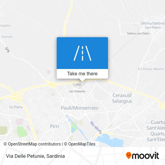 Via Delle Petunie map