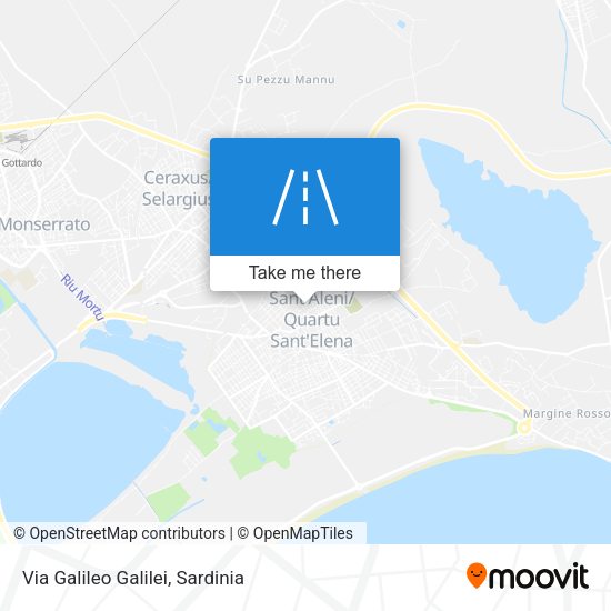 Via Galileo Galilei map