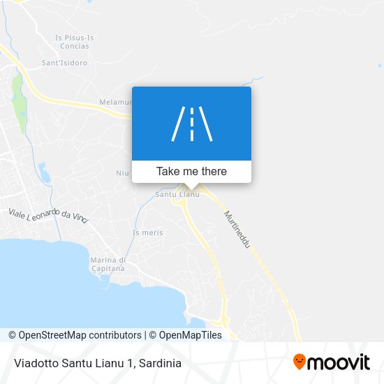 Viadotto Santu Lianu 1 map