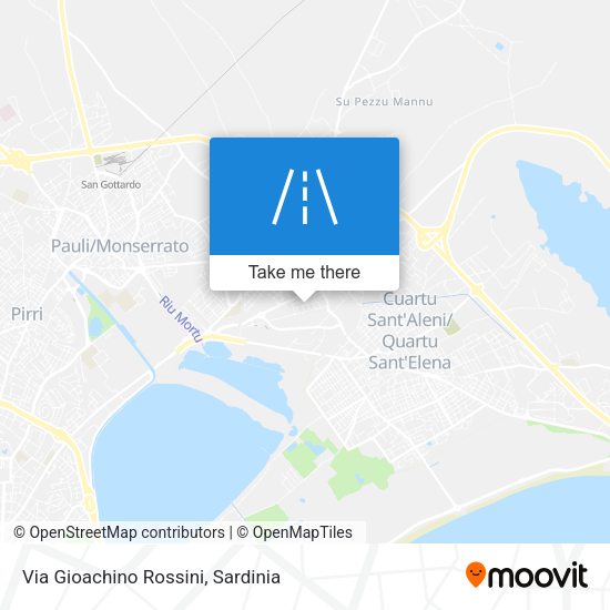 Via Gioachino Rossini map