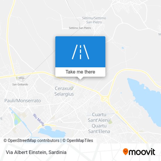 Via Albert Einstein map