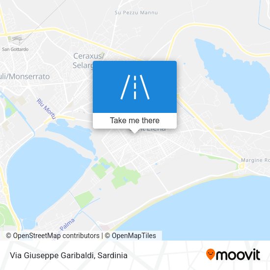 Via Giuseppe Garibaldi map