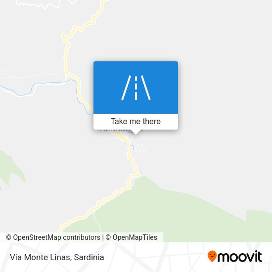 Via Monte Linas map
