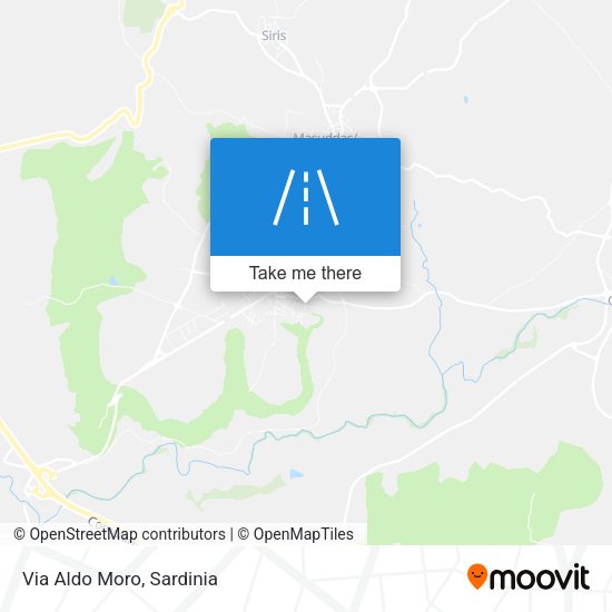 Via Aldo Moro map