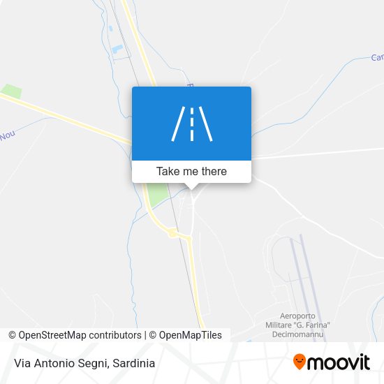 Via Antonio Segni map