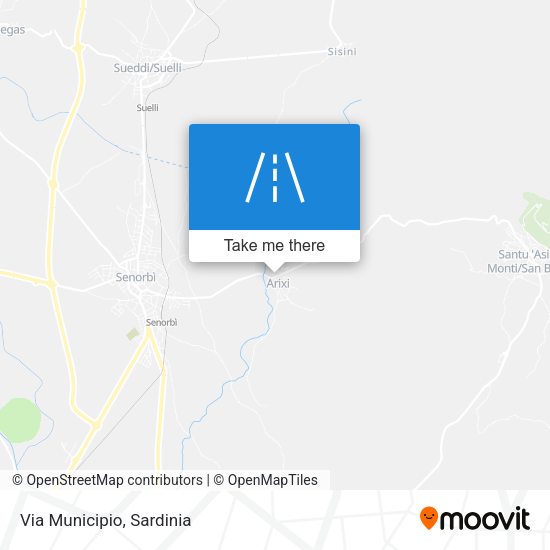 Via Municipio map