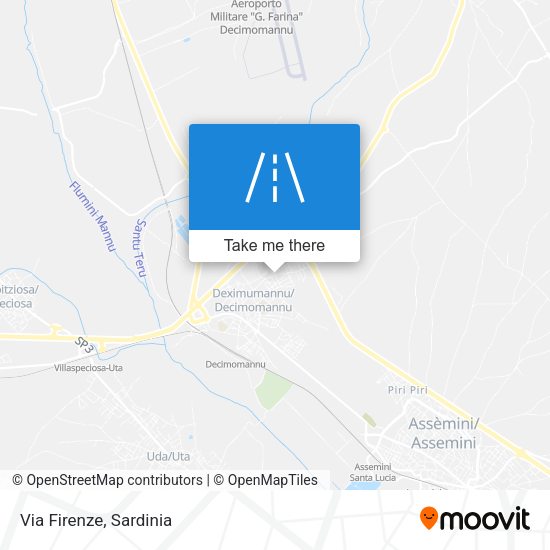 Via Firenze map