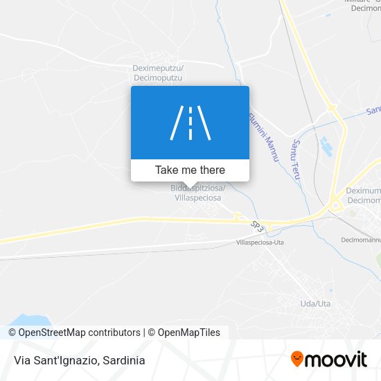 Via Sant'Ignazio map