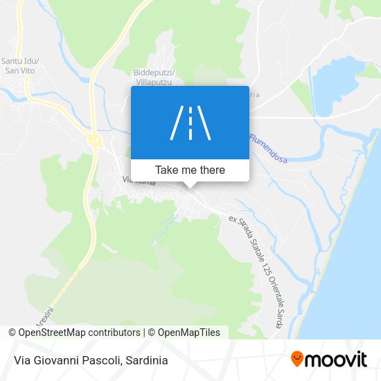Via Giovanni Pascoli map