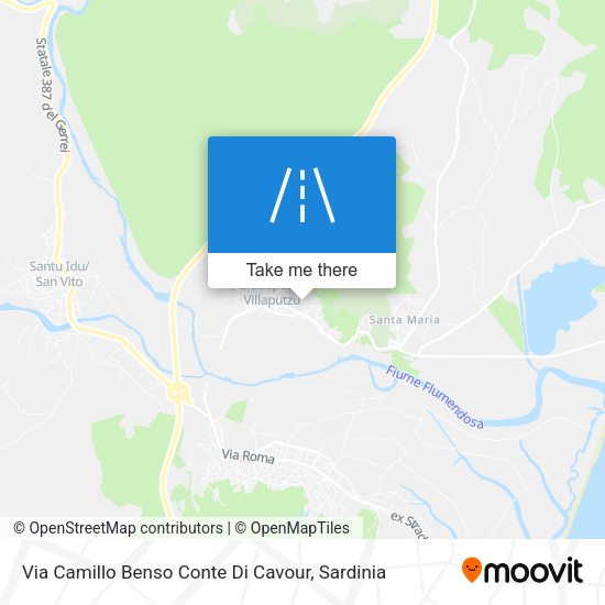 Via Camillo Benso Conte Di Cavour map