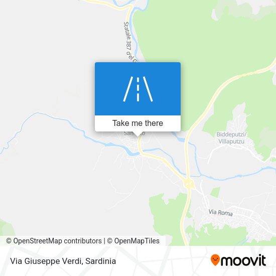 Via Giuseppe Verdi map