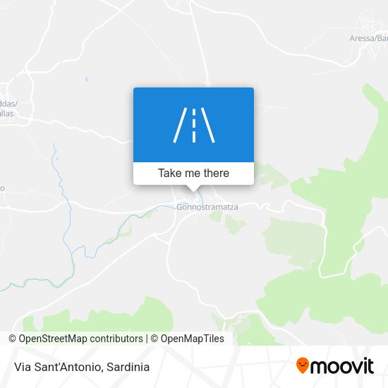 Via Sant'Antonio map