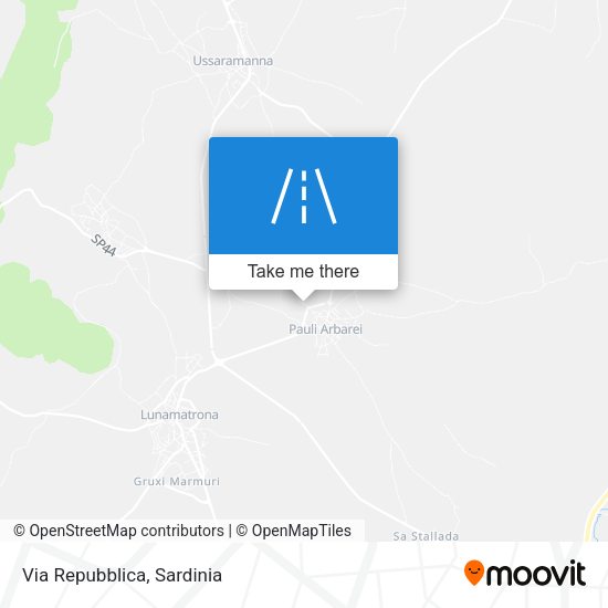 Via Repubblica map