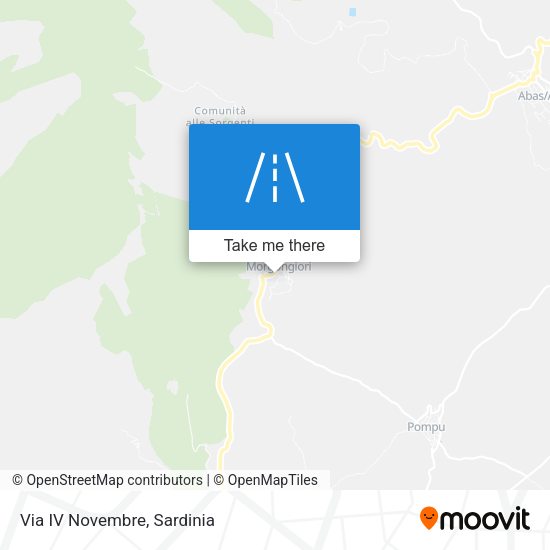 Via IV Novembre map