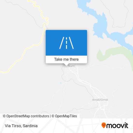 Via Tirso map
