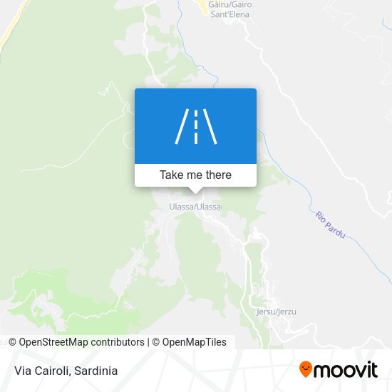 Via Cairoli map