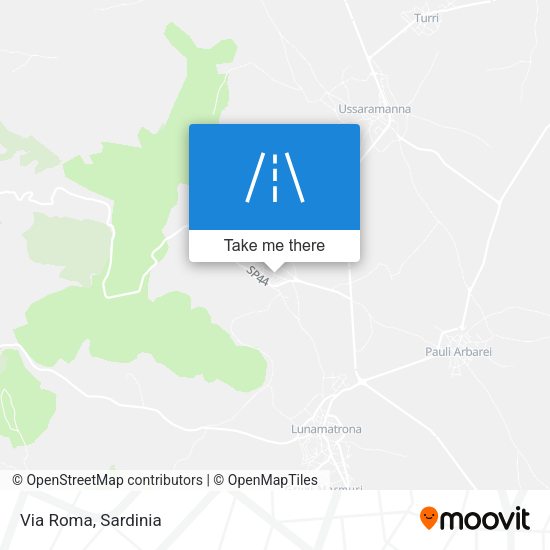 Via Roma map