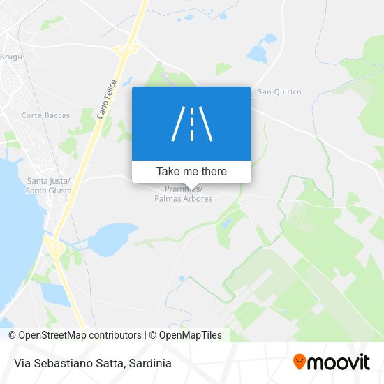 Via Sebastiano Satta map
