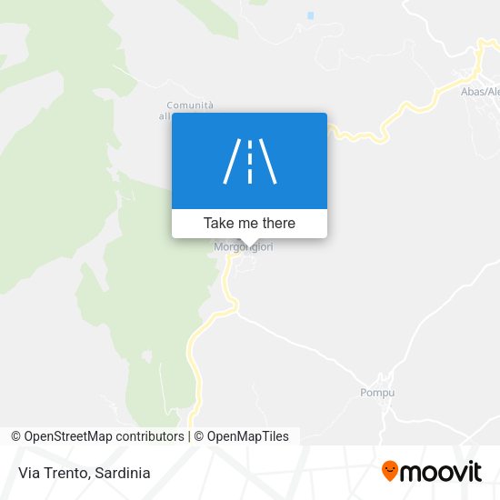 Via Trento map