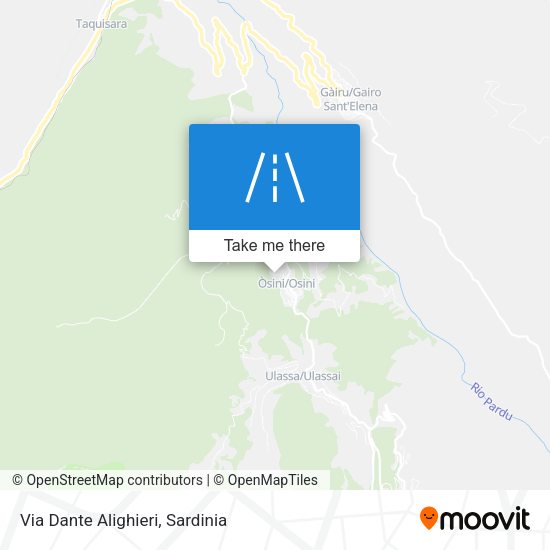 Via Dante Alighieri map