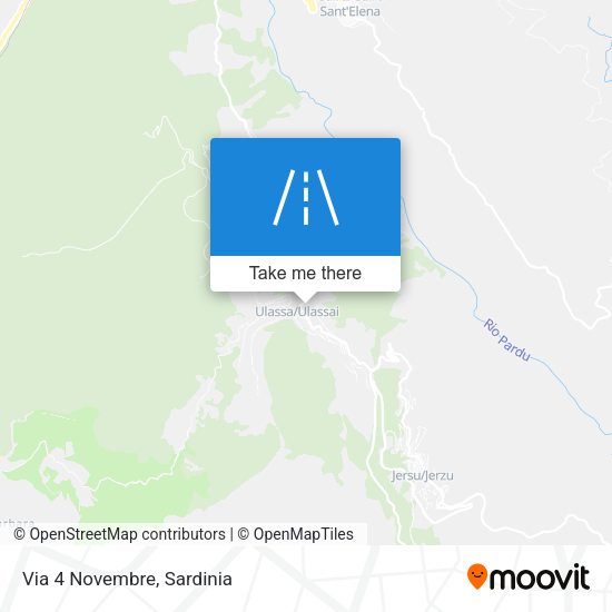 Via 4 Novembre map